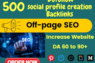 create high da SEO profile backlinks for google ranking