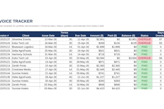 create an excel dashboard automated tracker for you