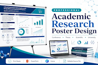 create a professional scientific research poster