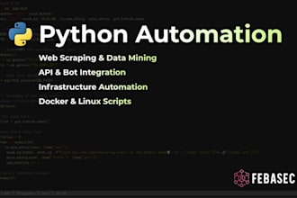 write python scripts for automation and web scraping
