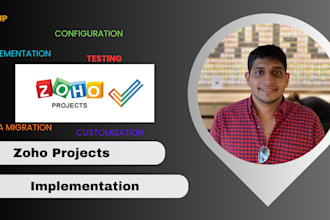 setup and configure zoho projects