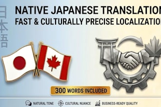 translate and localize japanese content as a native speaker