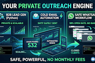 provide small business owners with a cold email bot setup