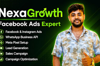 manage facebook ads and whatsapp business API