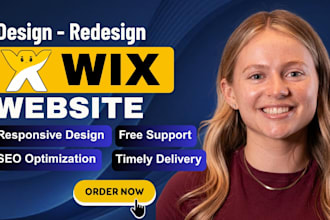 design a mordern wix website, wix website redesign, using wix studio