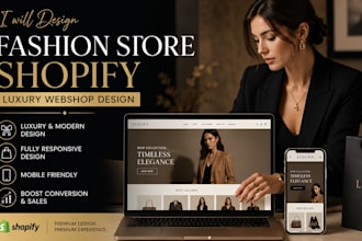 design a luxury german shopify store for fashion brands