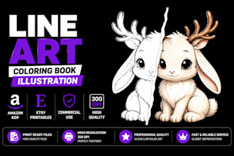 create custom coloring book pages for kids and adults