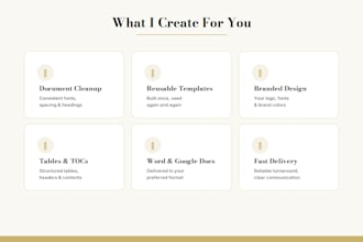 format and design your documents and templates