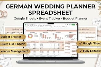 do german wedding planner spreadsheet,event planner tracker,wedding google sheet