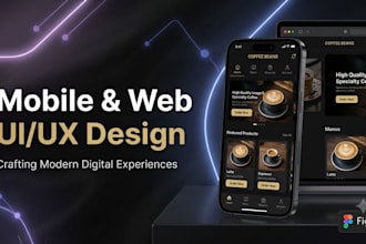 design a modern UI UX in figma