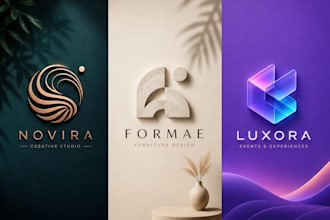 design a modern monogram and lettermark logo