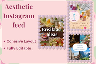 design aesthetic instagram posts for your brand