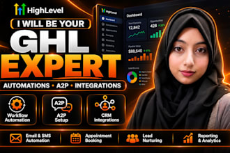 be your ghl expert for automations, a2p, integrations