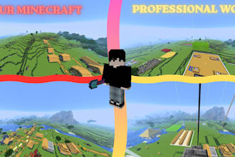 be your professional minecraft worker for grinding and terraforming