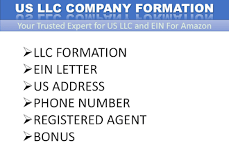 help entrepreneurs and ecommerce sellers with US llc formation,ein application