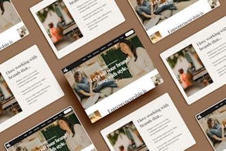 design showit website, redesign showit website and showit template