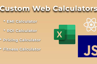 build a custom web calculator for your business, website, or landing page