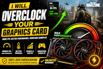 overclock your graphics card or cpu