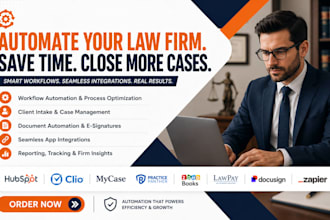 hubspot clio mycase practicepanther zoho books lawpay docusign zapier automation