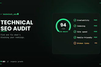 in depth technical SEO audit with prioritised fixes