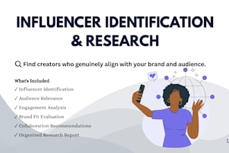 research influencers for your fashion or beauty brand