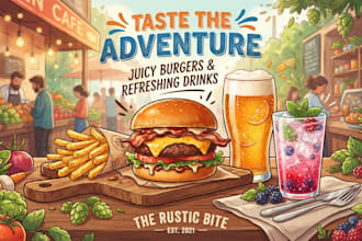 do food and drink illustration