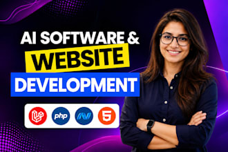 do ai websites, ai web applications,  and full stack software