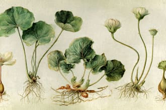 create a realistic botanical drawing