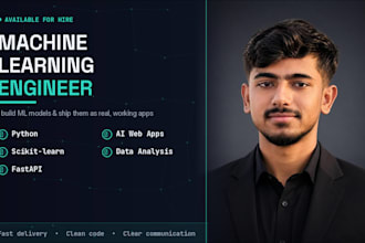build an ai web application using python fastapi and scikit learn