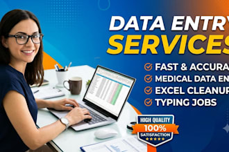 do accurate medical data entry, excel, google sheets and PDF conversion