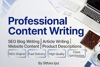 write content writing engaging, and original content for you