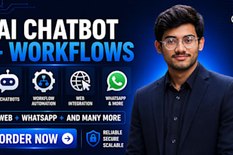 build ai chatbot and workflows for your business using n8n