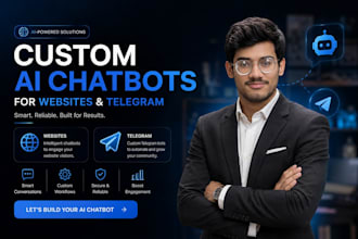 build custom ai chatbots for telegram and websites