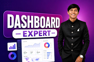 create a professional excel dashboard with charts and kpis