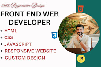do professional HTML, CSS and javascript website development