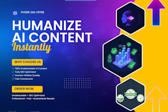 humanize ai content and make it fully SEO optimized