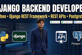 develop backend with django