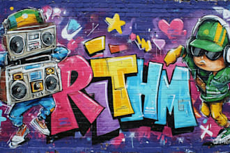 design graffiti designs, murals and wall arts