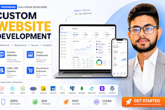 build a custom web app dashboard or admin panel