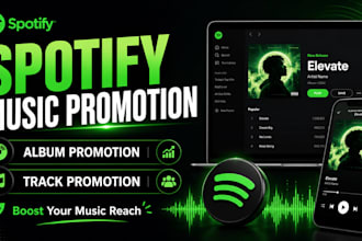 do spotify album promotion, spotify music track promotion