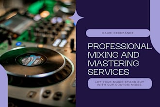 professionally mix your song