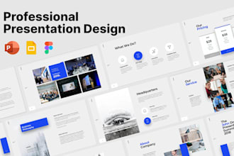 design professional powerpoint, google slides, or figma presentation