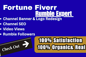 rumble video promotion organic rumble promotion