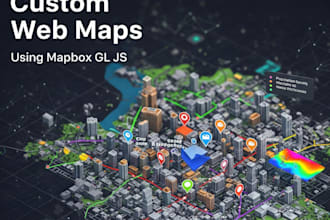 develop ai powered gis webgis arcgis satellite mapping applications