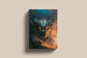 fantasy book cover design or fantasy book cover