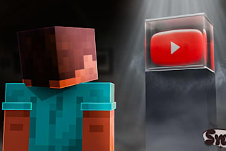 design premium minecraft thumbnails and gaming gfx