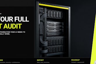 run an independent IT audit of your infrastructure and systems