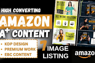 customize amazon a plus content amazon eba and amazon image listing brand story