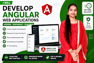 develop responsive angular web applications