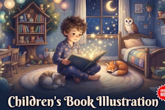 children book illustration and children book illustration